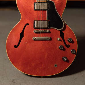 1961 Gibson Cherry ES-335TD owned by Jeff Tweedy, used on tour image 1