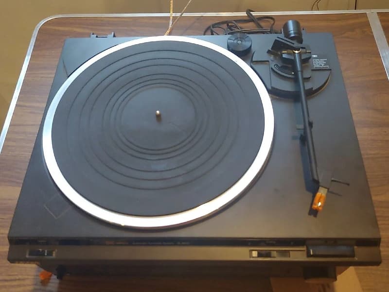 Technics SLBD27 1980s Black Reverb