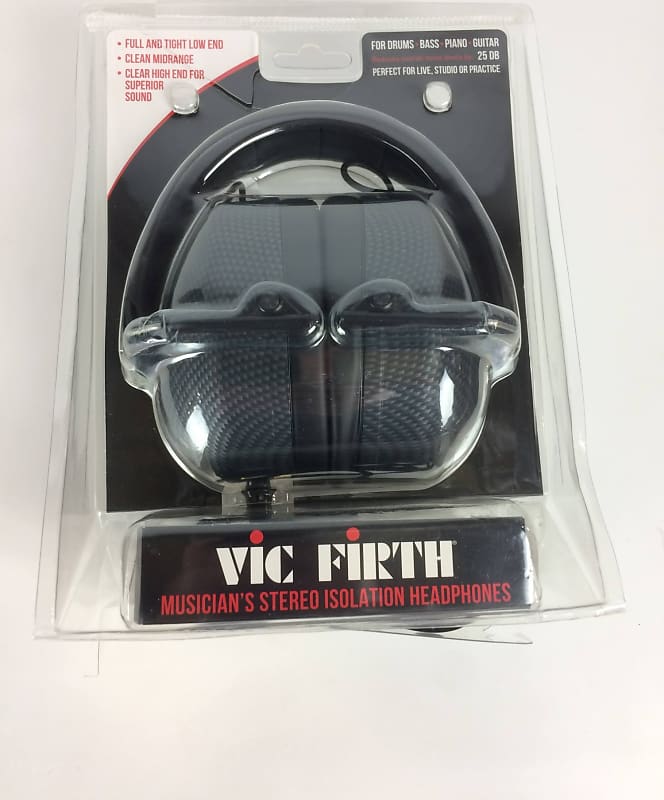 Vic Firth SIH2 Version Stereo Isolation Headphones Reverb