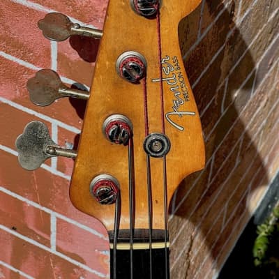 Fender Precision Bass 1960 - the ultimate Original Owner Slab Neck P Bass & she's 1 of the best players ever ! image 8