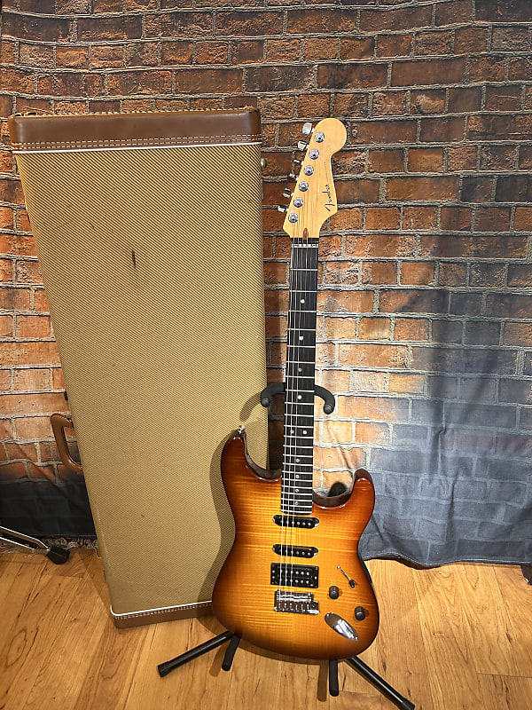 Fender American Deluxe Stratocaster FMT HSS 2004 - 2009 | Reverb