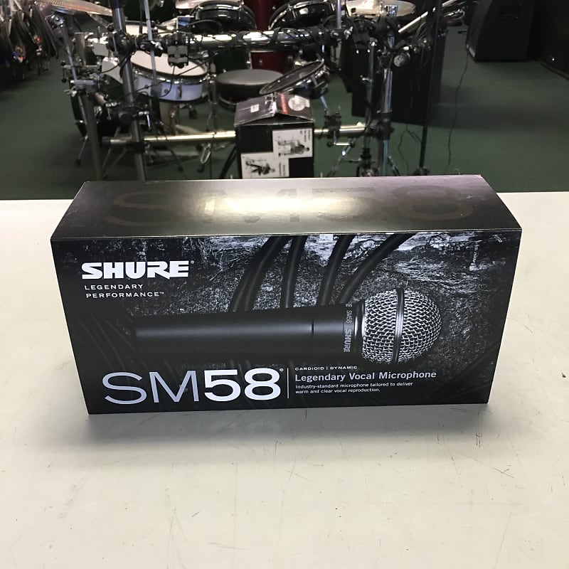 Shure SM58 Microphone with bag & mic clip image 1