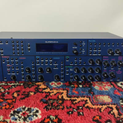 Novation Supernova Polyphonic Rackmount Synthesizer 1998 - Blue (warranty)