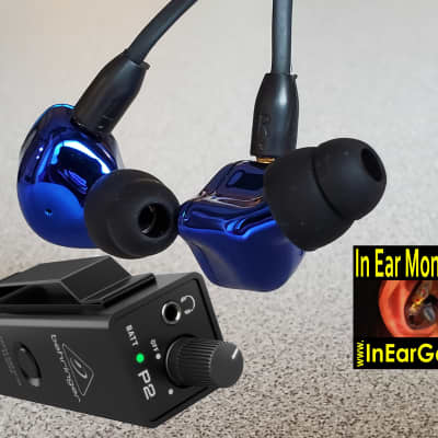 Hard-wired In-Ear Monitor System / FCS11 - Bass Earphones & Behringer P2 Amp image 11