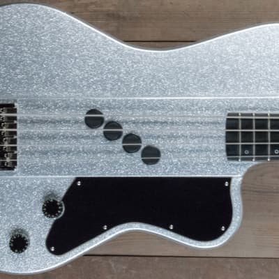 Blast Cult Thirty5 Electric Bass Guitar 2019 Silver Sparkle image 1