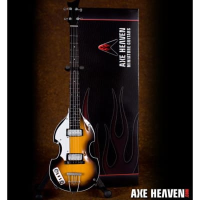 Axe Heaven Paul McCartney Original Violin Bass Miniature Guitar Replica - Fab Four image 4