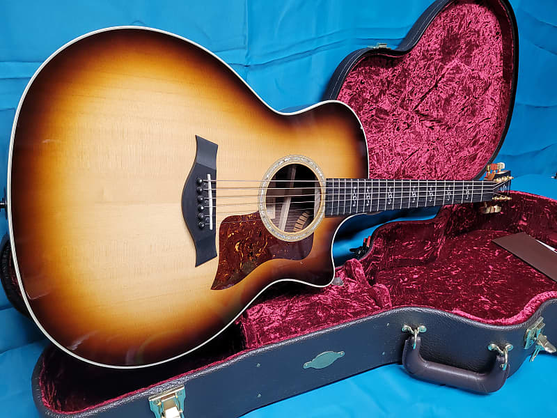 Taylor Custom 414ce Acoustic Electric Guitar w/Taylor Hardshell Case  (2022/Shaded Edge Burst)
