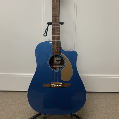 Fender California Series Redondo Player Acoustic Electric Guitar - Belmont Blue image 1