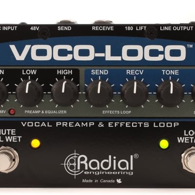 Radial Voco-Loco Microphone Effects Loop & Switcher for Guitar Effects image 1