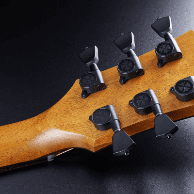 Lag Travel-KAE | All Khaya Wood Acoustic / Electric Travel Guitar with Gig Bag. New with Full Warranty! image 10
