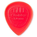 Dunlop 474R1.0 Stubby Jazz Red Guitar Picks Refill Bag, 24-Pack, 1.0mm