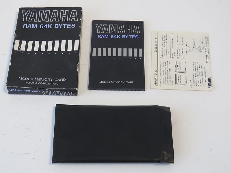 Yamaha MCD64 Memory Card