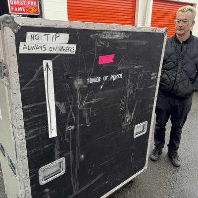 David Garibaldi's Tower of Power, Custom Drum Set Touring Case, Work Station. image 1