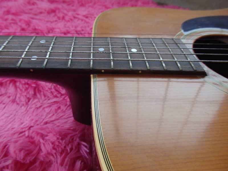 1970's Yasuma Newance Custom W-260 Acoustic Guitar Japanese Japan Lawsuit  Era