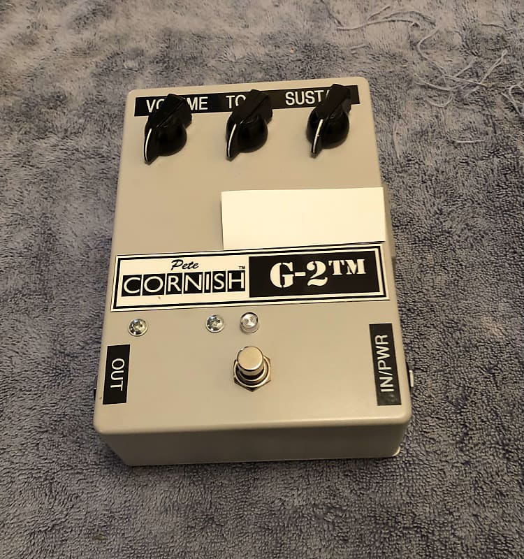 Pete Cornish G-2 Overdrive Distortion Fuzz - Grey | Reverb