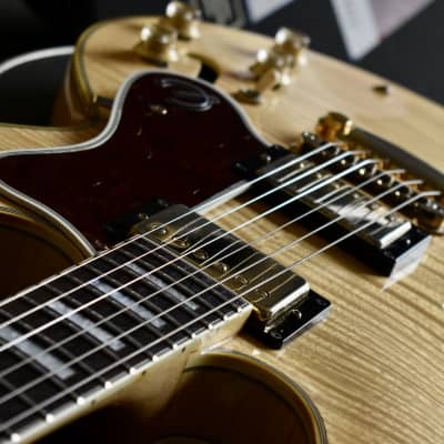 1991 Epiphone Sheraton Antique Natural Made in Japan Terada Factory, Figured, Long Tenon Neck, MIJ, Pre-Elitist image 22