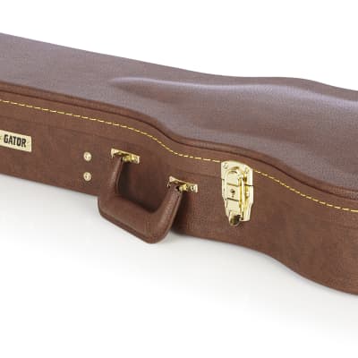 Gator Cases - GW-LP-BROWN - Gibson Les Paul® Guitar Deluxe Wood Case, Brown image 10