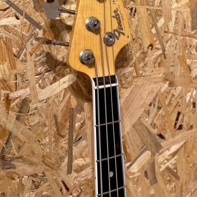 Pre Owned Fender 2019 Rarities Flame Ash Top Jazz Bass - Plasma Red Burst, Ebony Inc. Case image 2