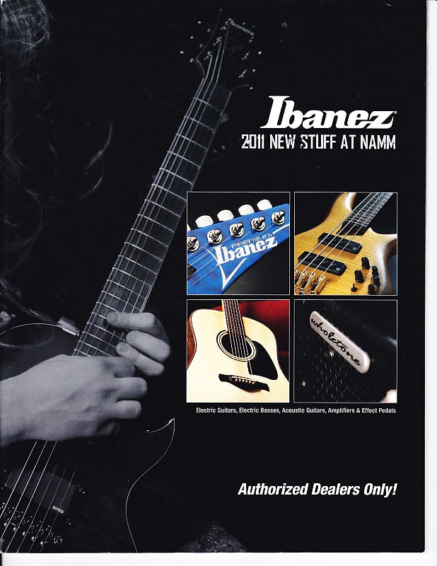 Ibanez 2011 New Stuff At NAMM, Catalog....Authorized Dealers Reverb