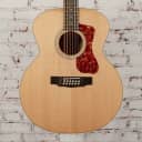 Guild F-2512E Jumbo 12-String Acoustic-Electric Guitar Natural x0998