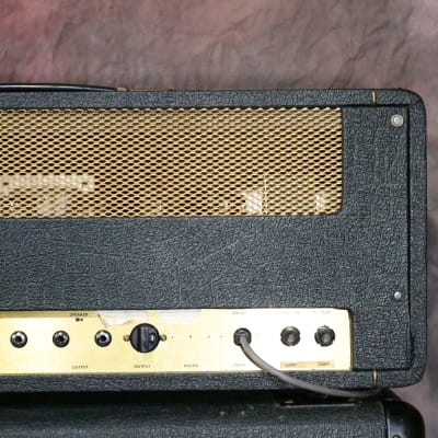 Marshall JMP 1959 MK II Super Lead 2-Channel 100-Watt Guitar Amp Head 1975 - 1981 Black image 5