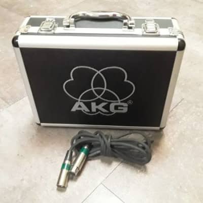 *Rare* Vintage 90's Era AKG Mic with Stand Clip, Shockmount, Case & Cable - (Never Used/100% Mint) image 6