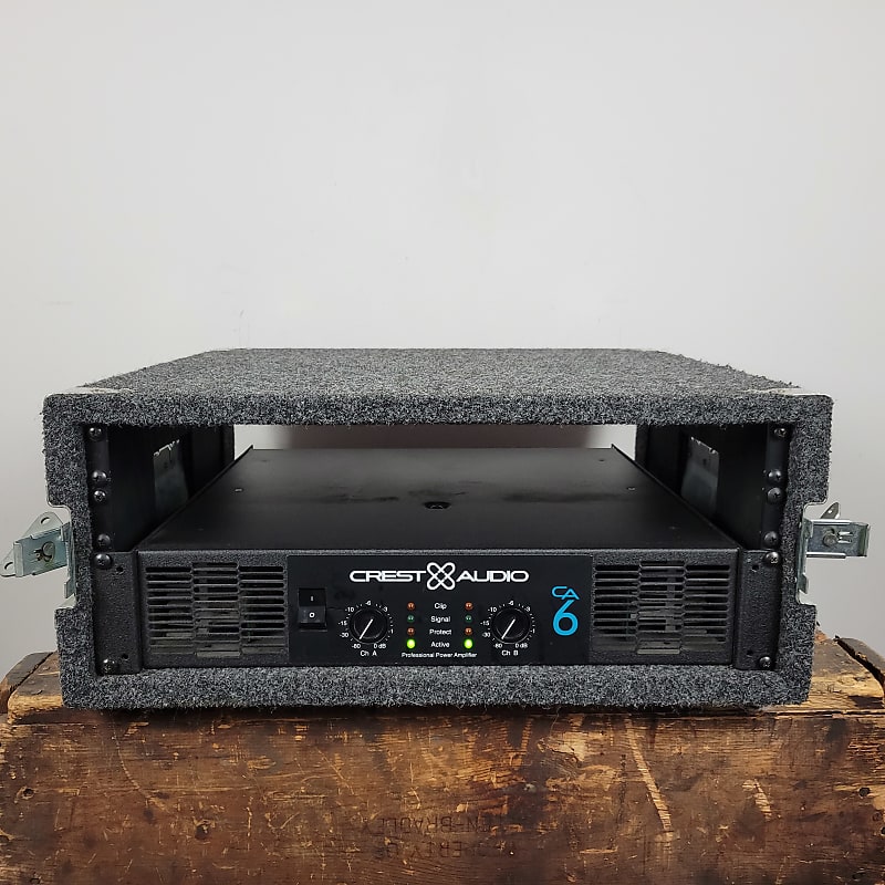 Crest Audio CA6 2Channel Power Amplifier With Grundorf 4 Reverb