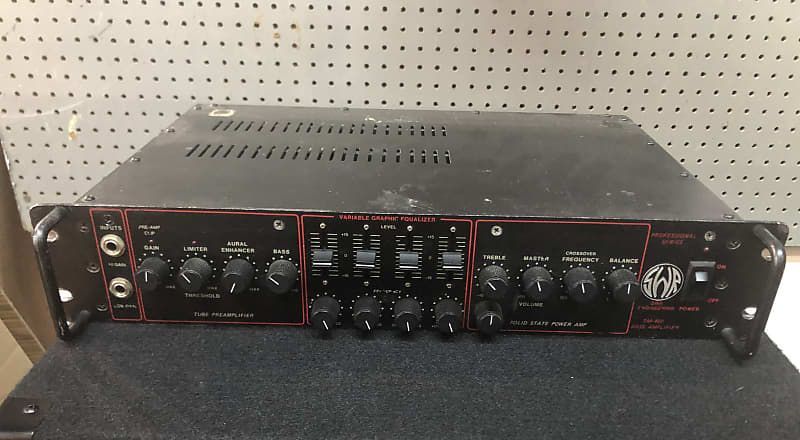 SWR SM-400　ベースアンプ　DTR-1　デジタルチューナー SWR SM-400 Bass Guitar Rack Mount Graphic EQ Equalizer Solid