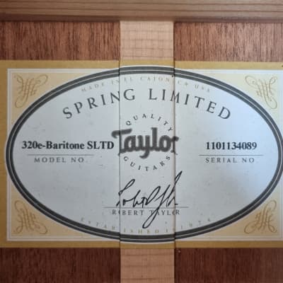 Taylor 320e-Baritone SLTD 2014 - Matt image 8