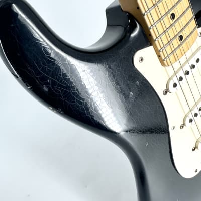 2003 Fender Custom Shop ’56 Stratocaster Relic – Black image 15