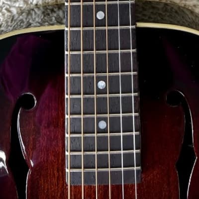Recording King Rattlesnake Wood Body Resonator Guitar Sunburst #RR-41 VS - #Q2 image 7