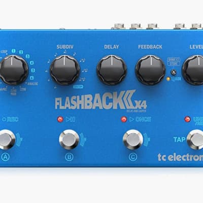 TC Electronic Flashback X4 Delay & Looper 2011 - 2019 - Blue image 1