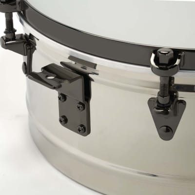 Latin Percussion 14" & 15" E-Class Top-Tuning Timbales - Chrome Over Steel image 4