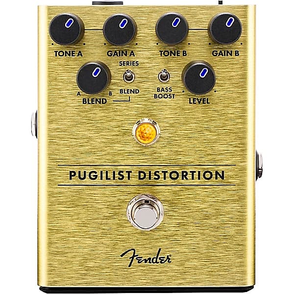 Fender  Pugilist Distortion Effects Pedal 2024 - Gold image 1