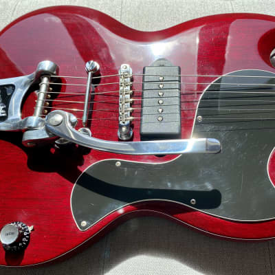 Gibson  SG Jr. '61 Reissue  1991 Cherry Finish W/Bigsby B-3 and Towner Down-Bar image 11