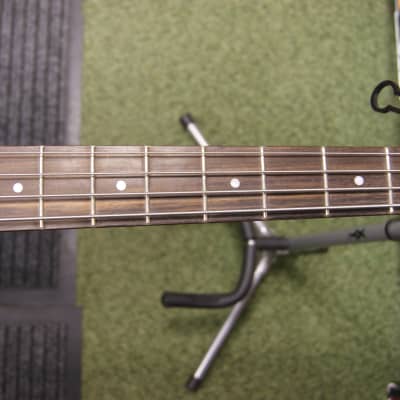 Johnson left handed bass guitar in sunburst finish image 9