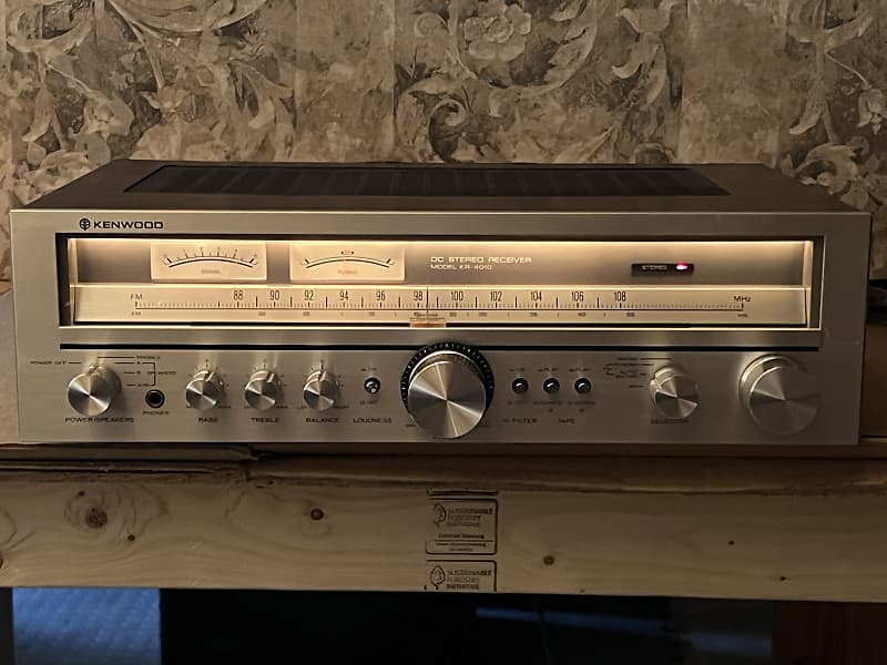 Vintage Kenwood KR-4010 Stereo Receiver Serviced, Tested, Excellent  			