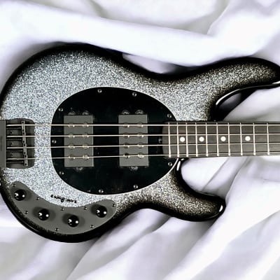 Ernie Ball Music Man StingRay 4 HH Special, Smoked Chrome with Ebony *IN STOCK* image 1