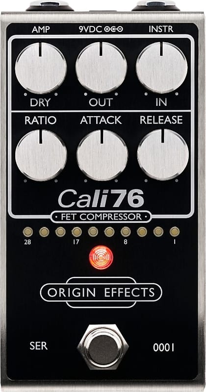 Origin Effects Cali76 FET Compressor Effects Pedal, Black Origin Effects Cali76 FET Compressor Effects Pedal, Black