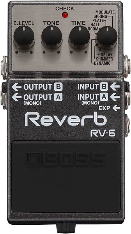 Boss RV-6 Digital Reverb Effects Pedal image 1