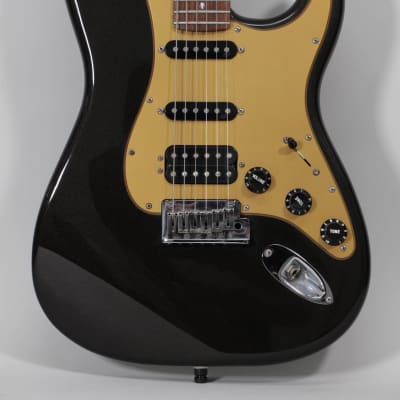 2006 Fender American Deluxe Stratocaster Montego Black w/OHSC image 2