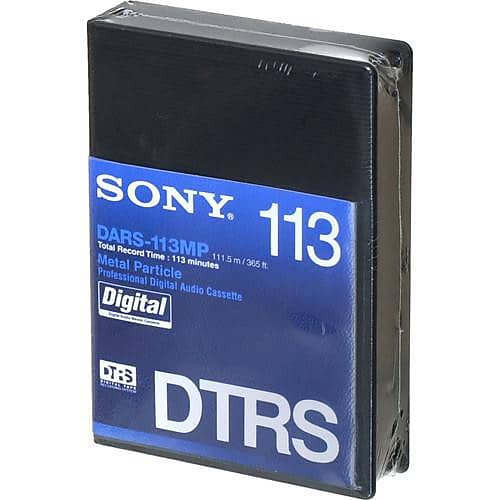 Sony DARS-113MP 113Minute DTRS Tape In Album Case