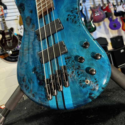Spector NS-4 USA Quilted Maple Black/Blue Burst (NS4) | Reverb