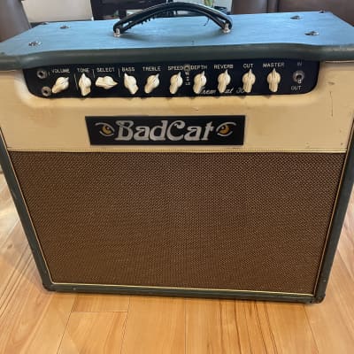 Bad Cat Trem Cat 30R 30-Watt 1x12" Guitar Combo with Reverb and Tremolo 2005 Green -New Tubes image 1