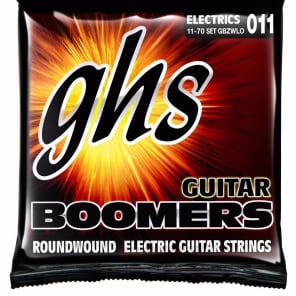 GHS GB-ZWLO Heavyweight Boomers Custom Lo-Tune Electric Guitar Strings - Heavy (11-70)