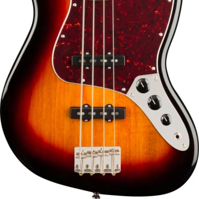 Squier Classic Vibe '60s Jazz Bass, Laurel Fingerboard, 3-Color Sunburst image 2