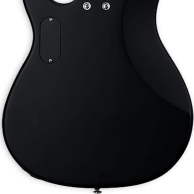 ESP LTD AP-204 4-String Bass Guitar, Black Satin image 3