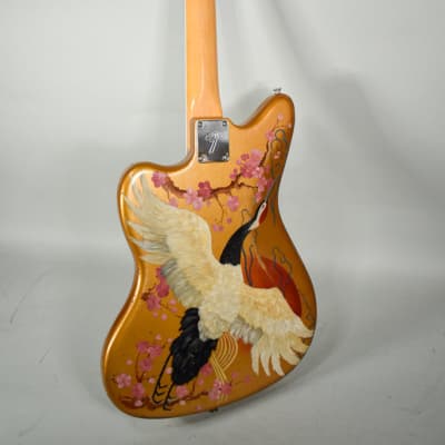 New Guardian Hand Painted Guitars "Golden Orient" Jazzmaster w/HSC image 20