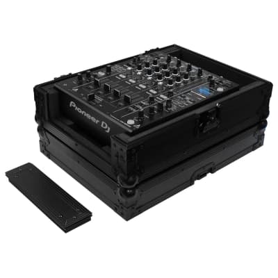 Odyssey FZ12MIXXDBL Universal Black 12″ Format DJ Mixer Flight Case with Extra Deep Rear Cable Compartment image 1