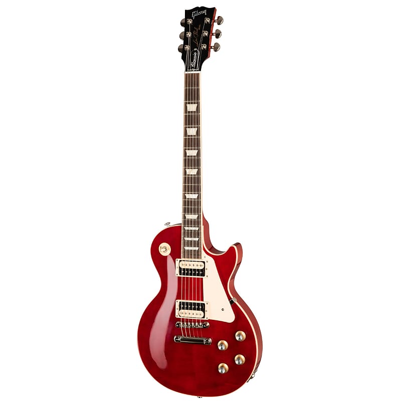 Gibson Les Paul Classic LP Electric Guitar Translucent Cherry - LPCS00TRNH1 image 1